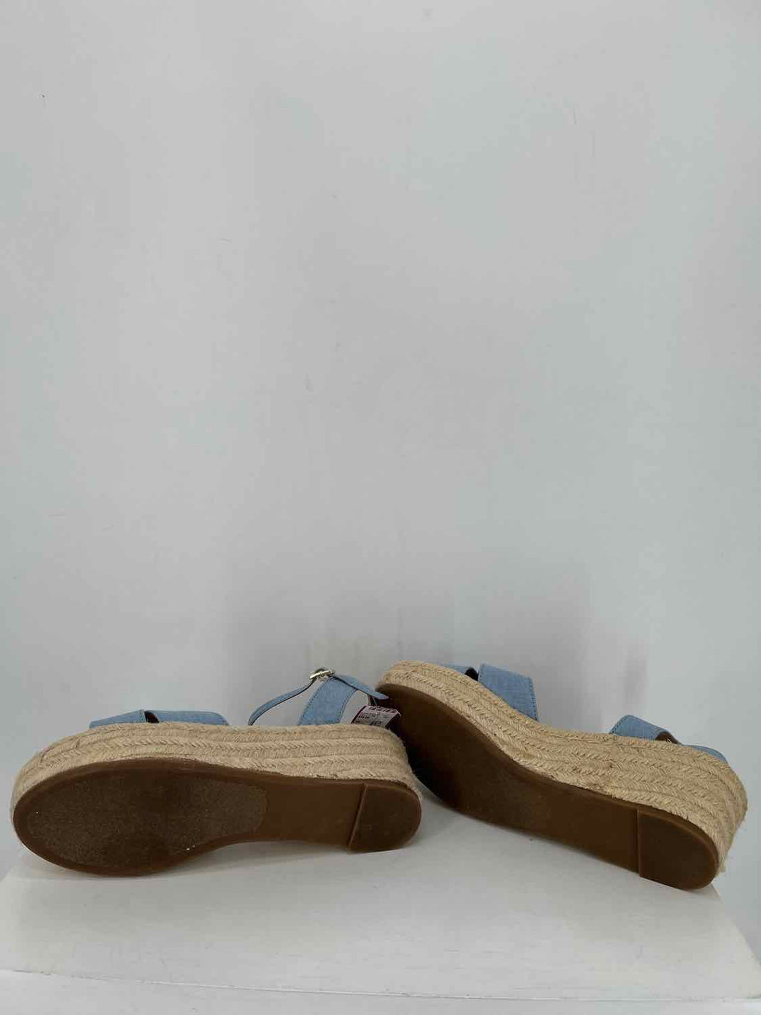 Talbots Women Size 8 Blue Espadrille Wedges