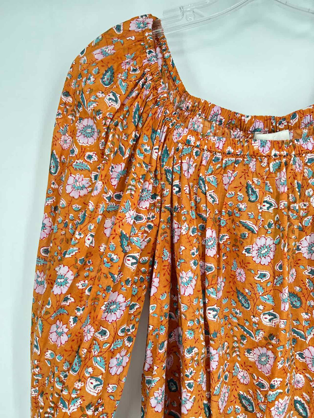 Cleobella Size XS Orange Floral Long Sleeve