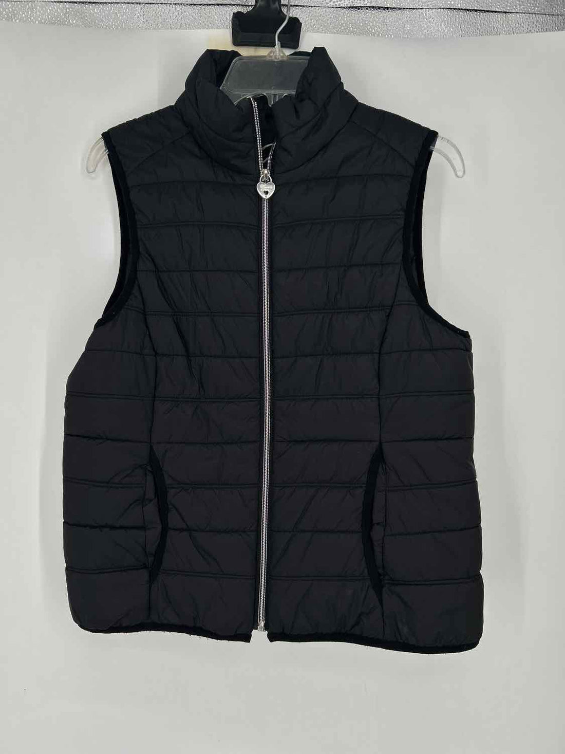 Guess Size M Black Puffer Vest