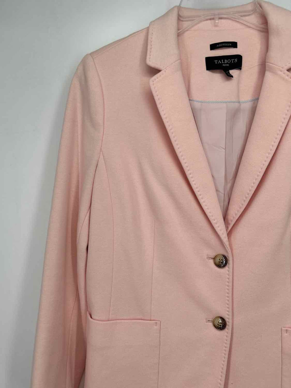 Talbots Size 14P Light Pink Blazer