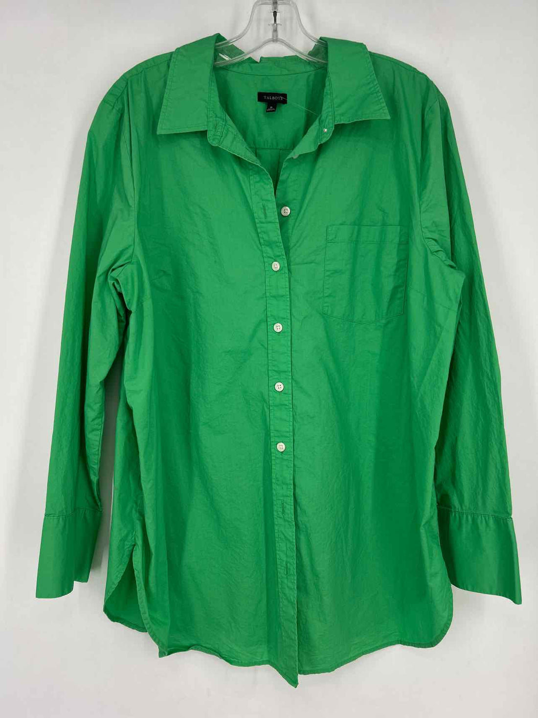 Talbots Size XL Green Long Sleeve