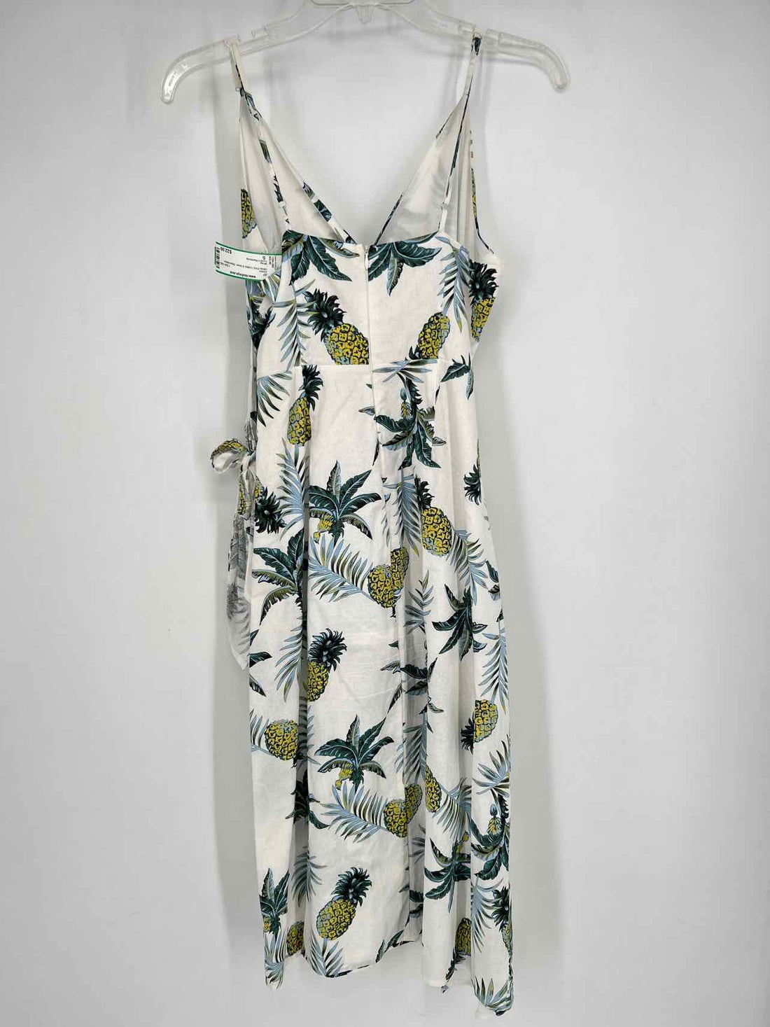 Love + Harmony Size S White Print Cotton & linen Sleeveless Dress