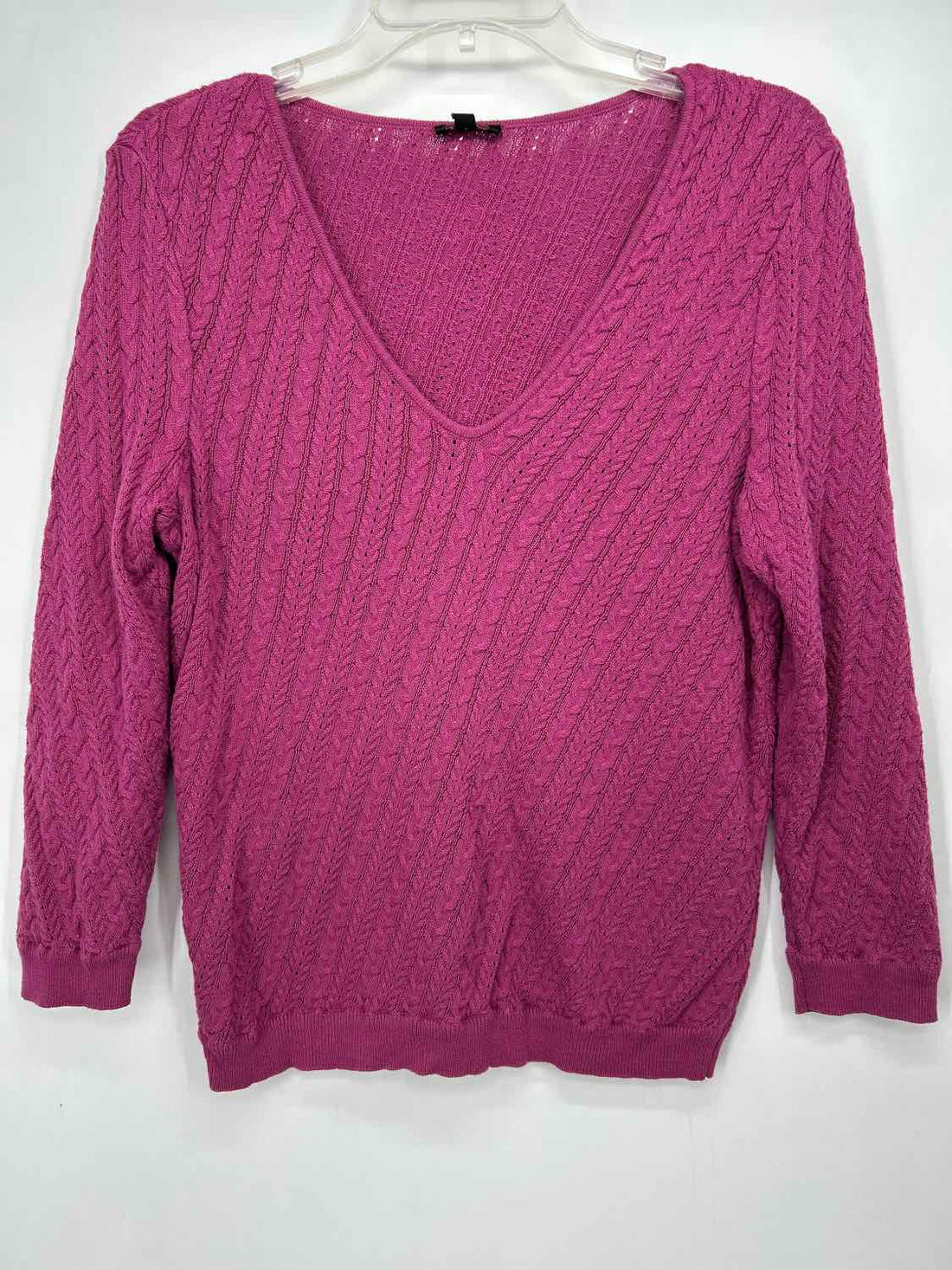 Talbots Size L Purple Sweater