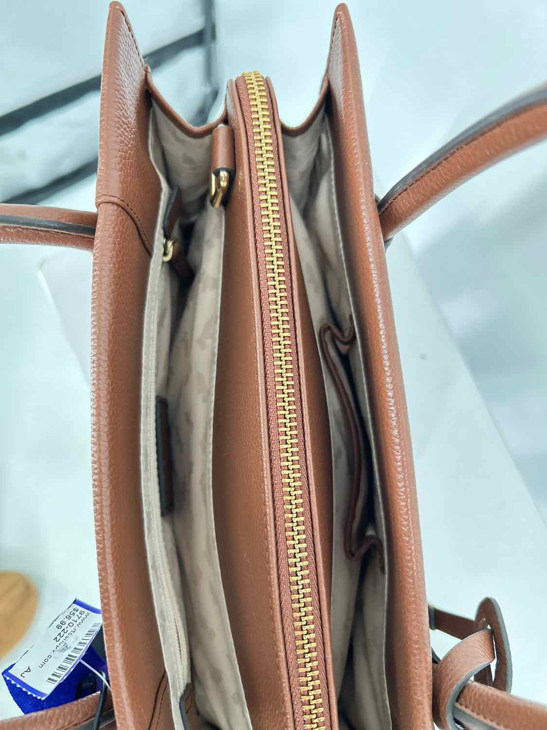 Radley London Brown Pebbled Leather Satchel