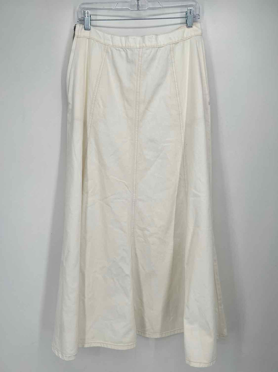 By Together Size L Cream Denim NWT Skirts