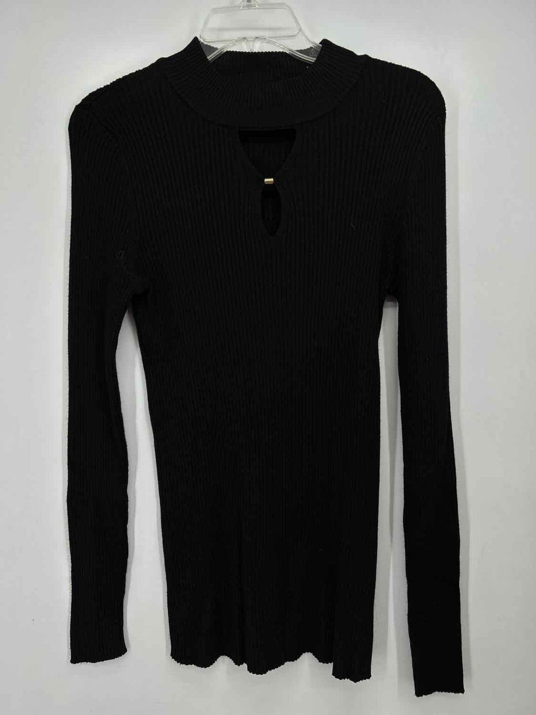 99 Jane Street Size M Black Ribbed Sweater