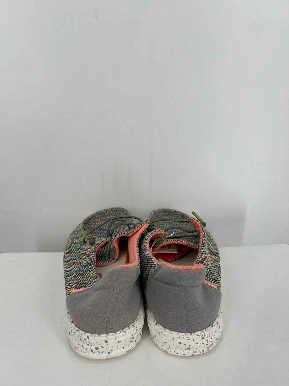 Hey Dude Women Size 8 Gray Multi Color NWT Sneakers