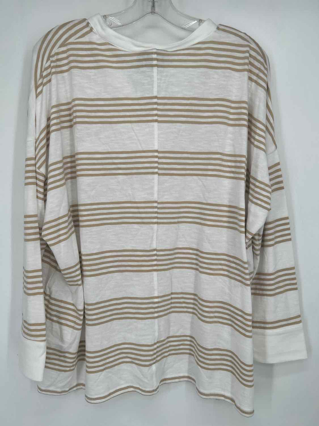 Mersea Size One Size White & Beige Striped Long Sleeve