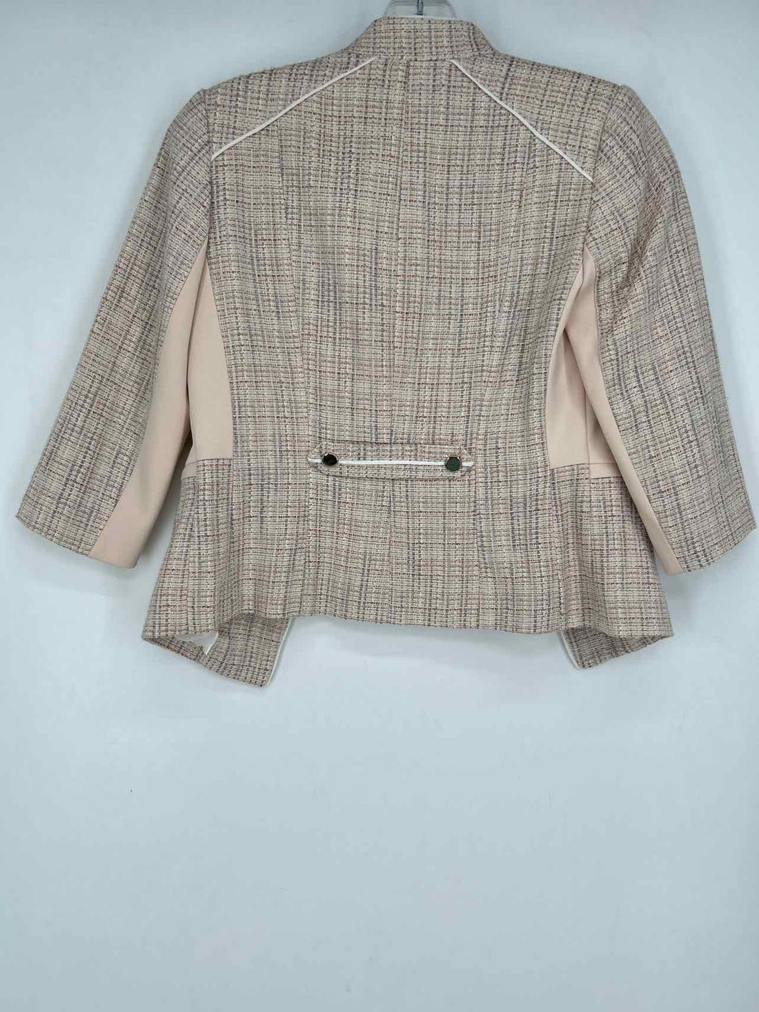 White House Black Market Size 00P Beige Multi Tweed Blazer