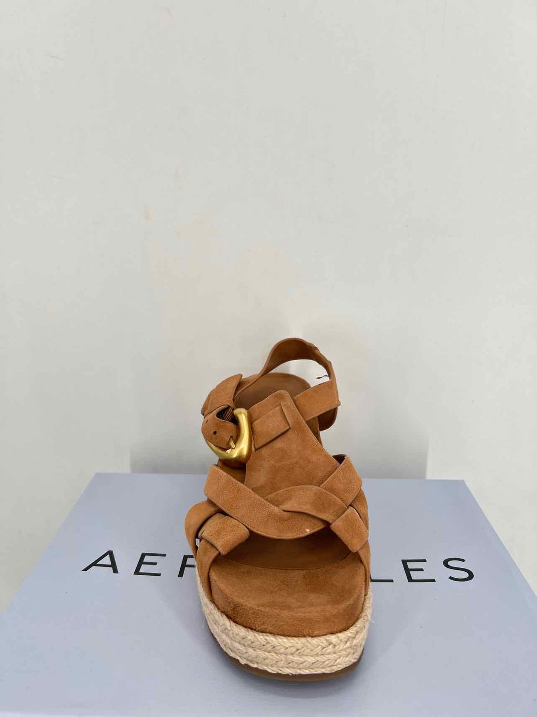 Aerosoles Women Size 7 Camel New In Box Espadrilles Sandals
