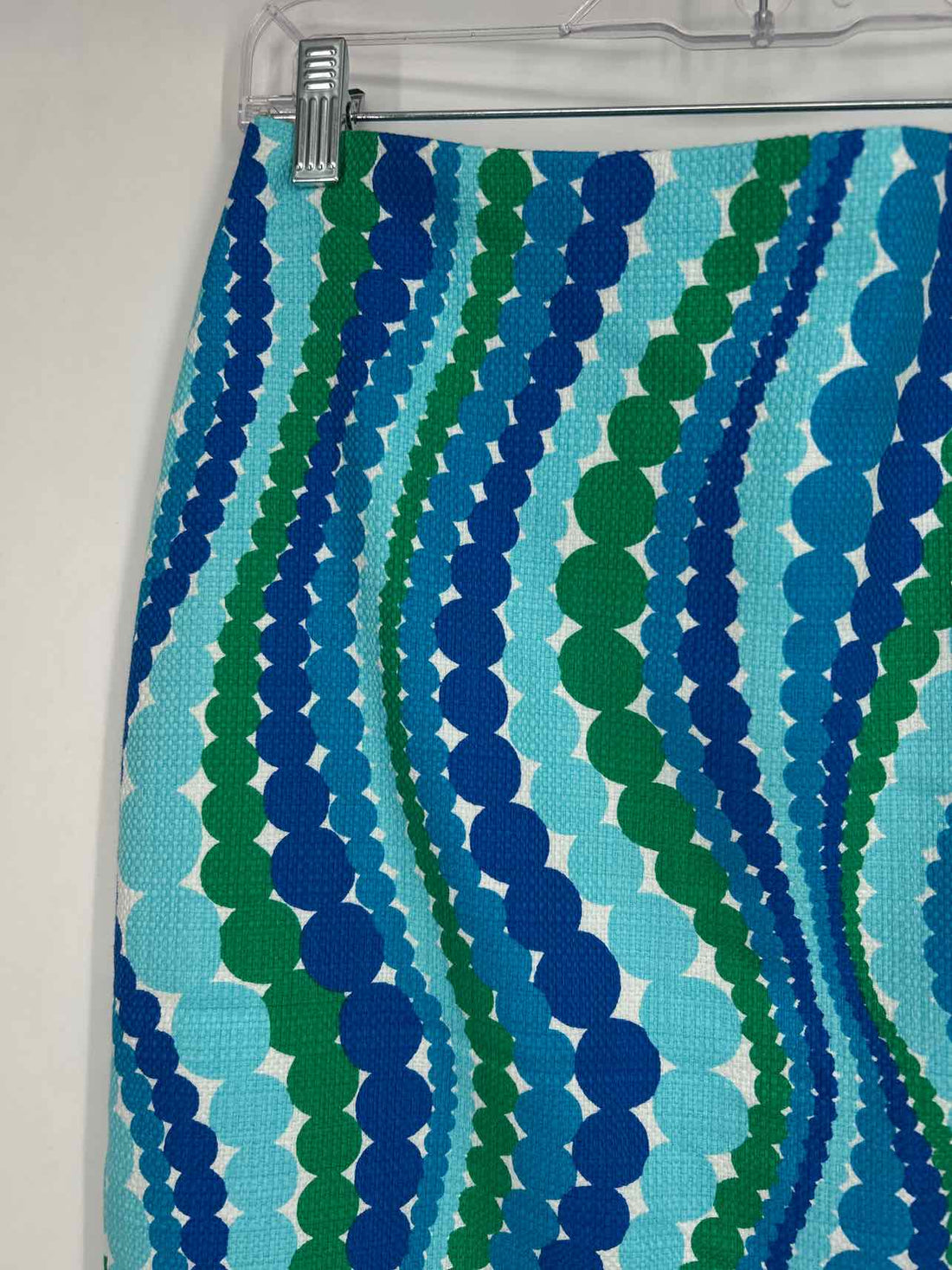 Talbots Size 10 Blue & Green Print Skirts