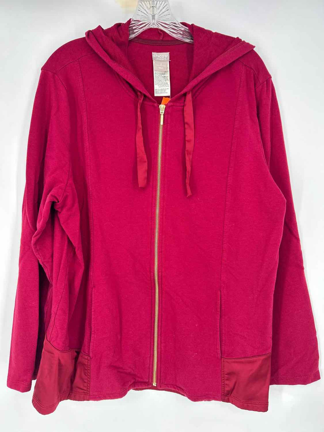 Zenergy by Chicos Size 3(XL) Maroon Jacket