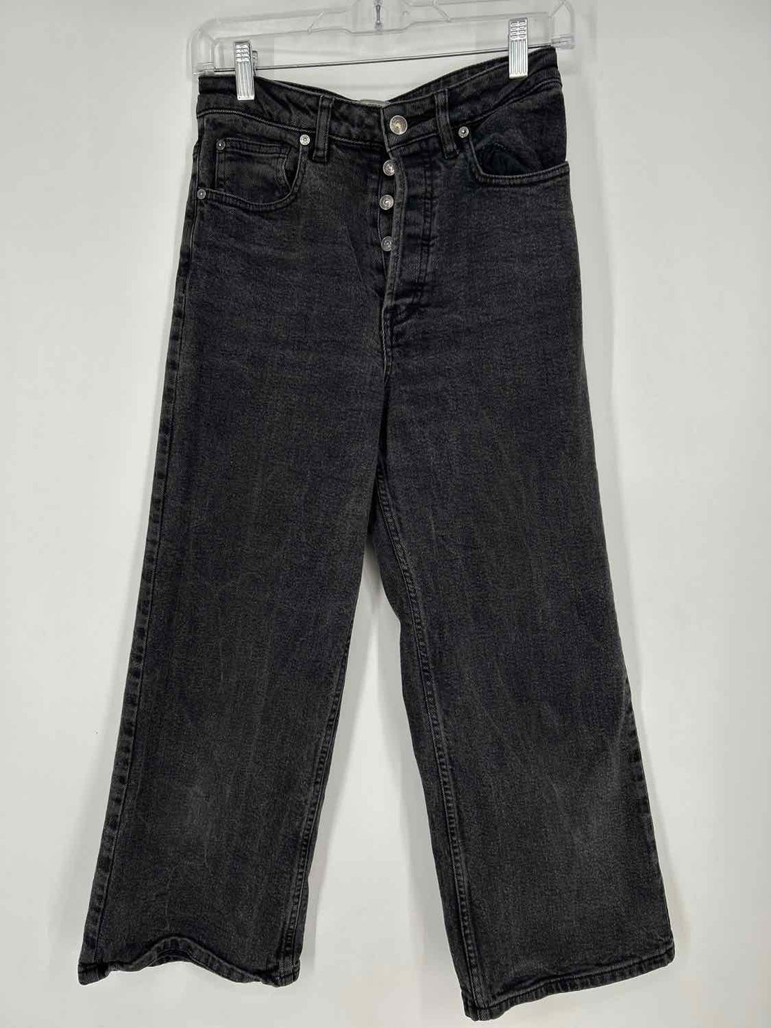 Free People Size 27 Light Black Cropped Jeans