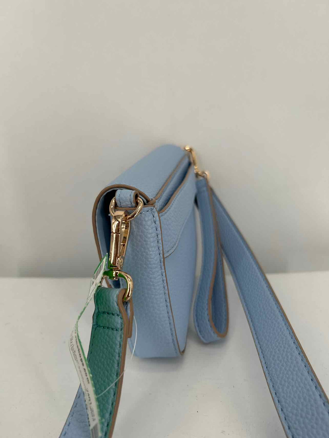 Nanette Lepore Light Blue Faux Leather Excellent Condition Crossbody