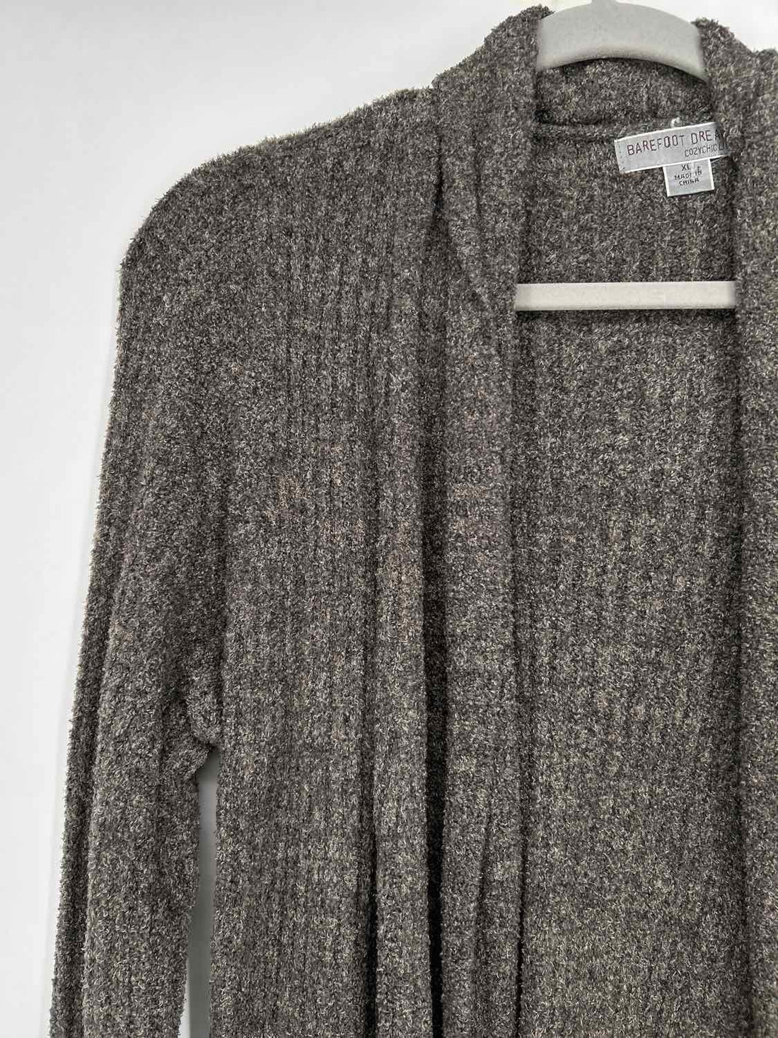 Barefoot Dreams Size XL Heathered Gray Cardigan