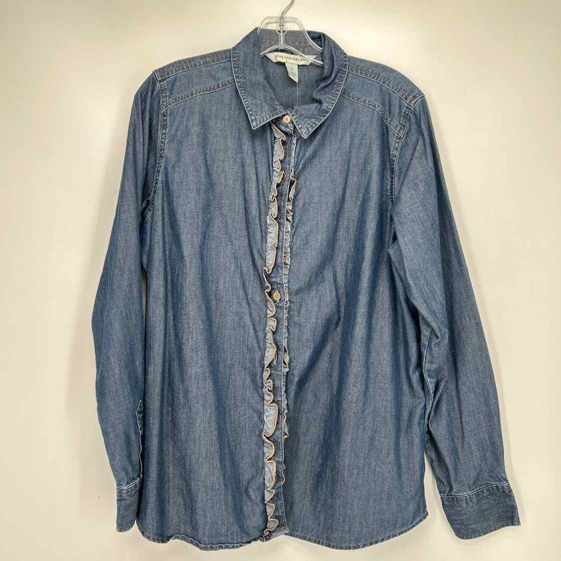 Jones New York Size M Denim Long Sleeve
