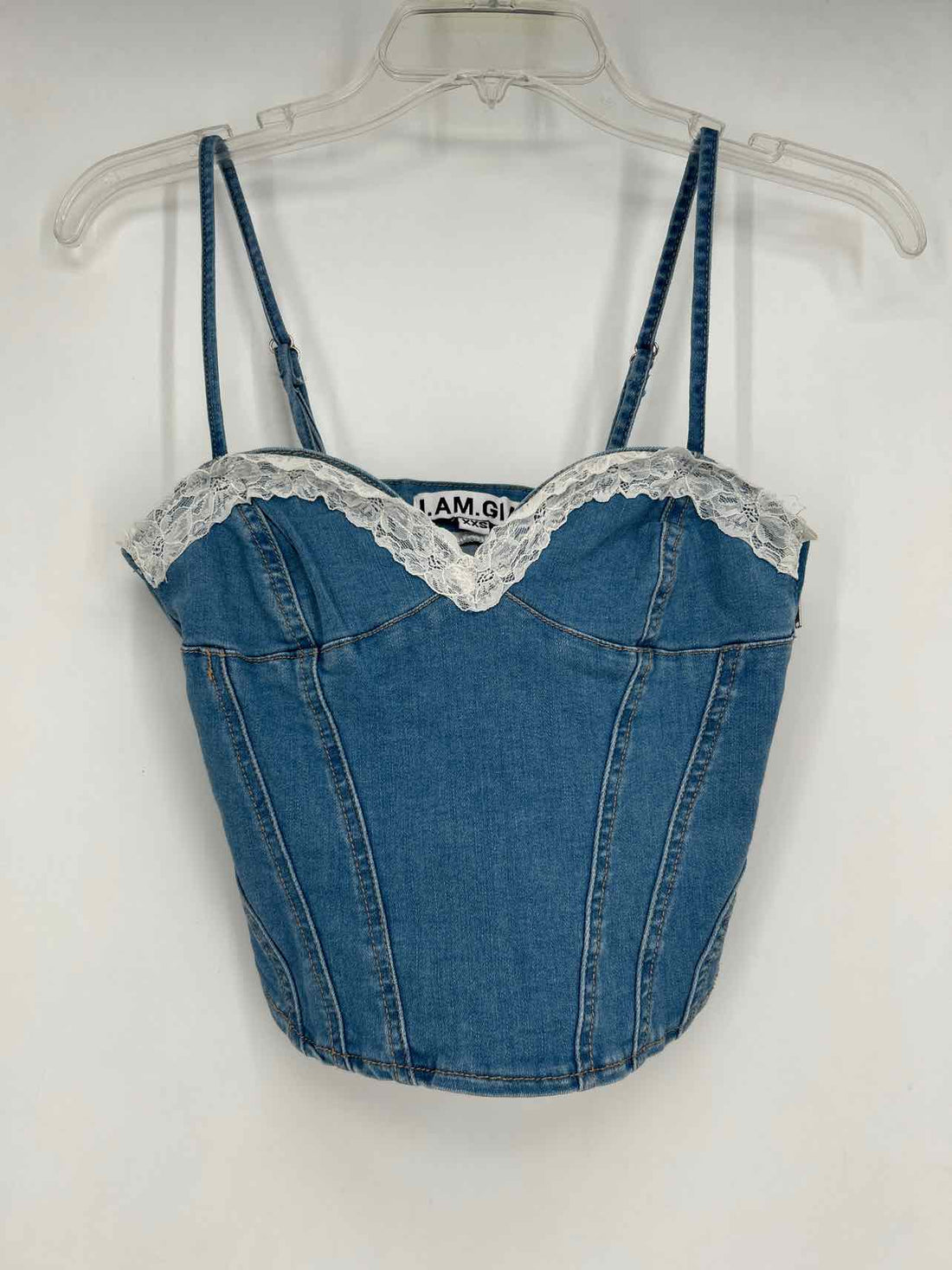 I.AM.GIA Size XXS Denim Tank Top