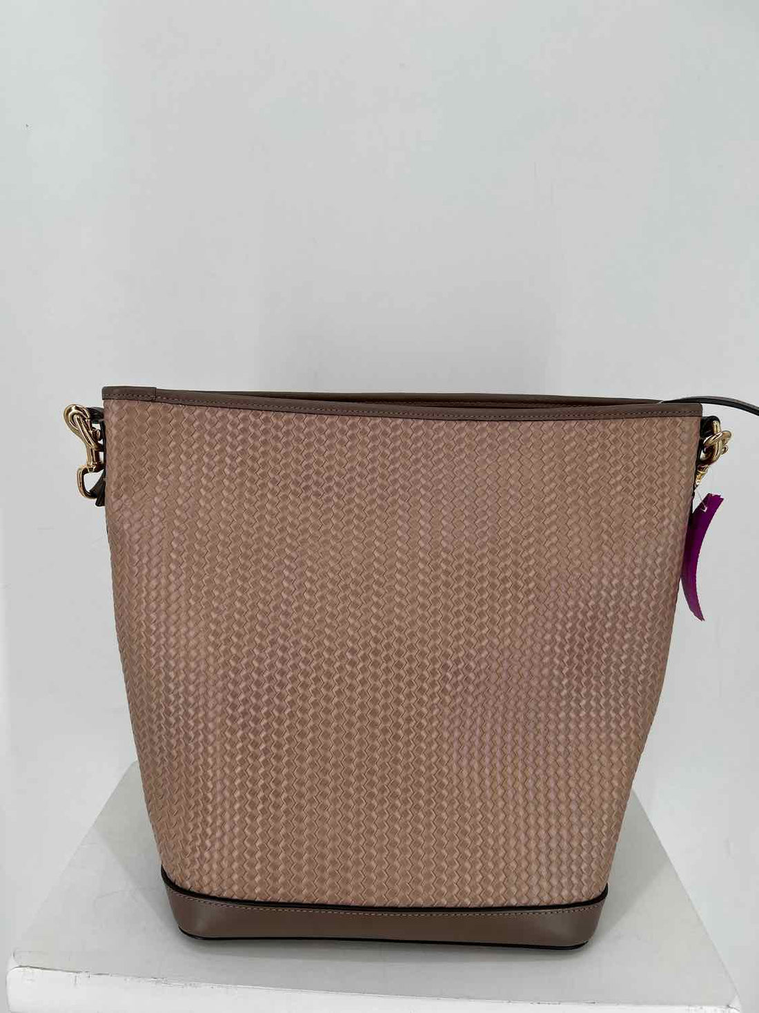 Dooney & Bourke Dusty Blush Camden Woven Leather Hobo