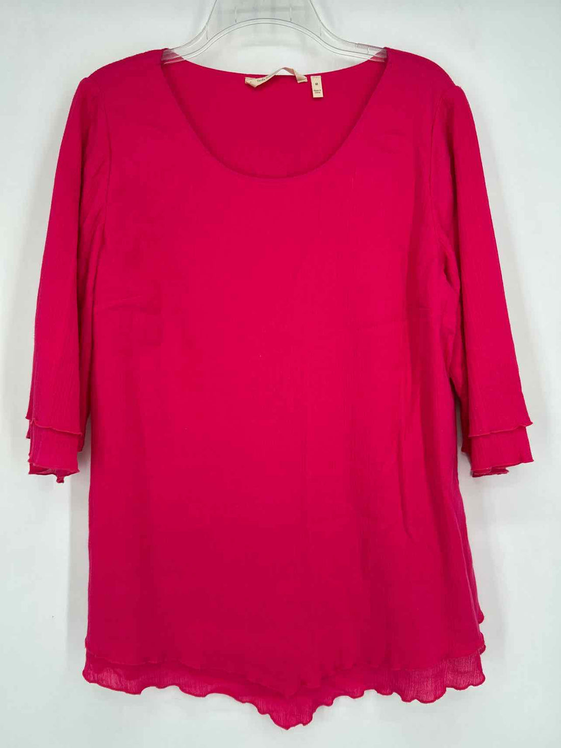 Soft Surroundings Size M Fuschia Long Sleeve