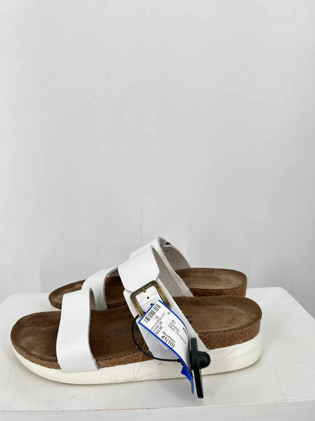 Aerothotic Women Size 41(10) White Sandals