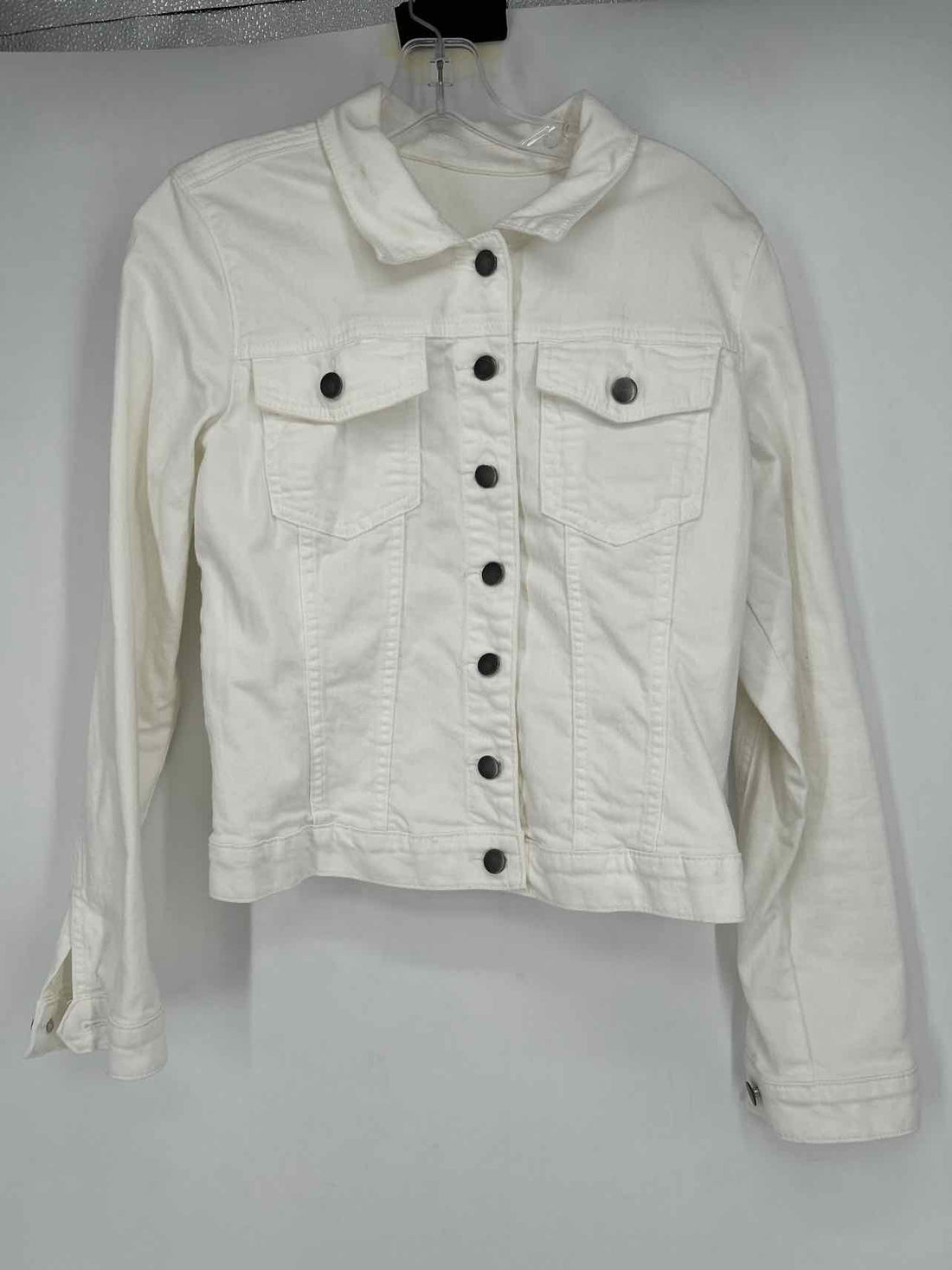 KUT Size L White Denim Jacket