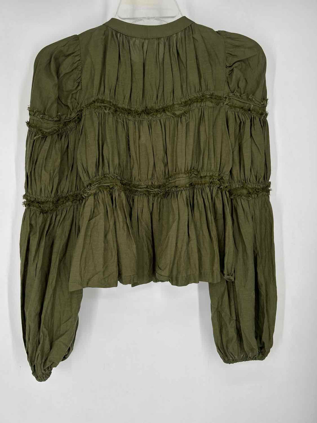 Anthropologie Size XXSP Green Long Sleeve