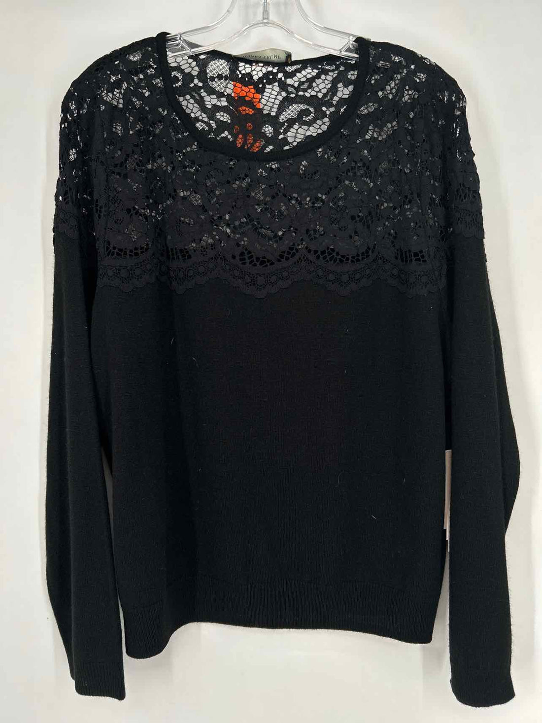 Ivanka Trump Size XL Black Lace NWT Sweater