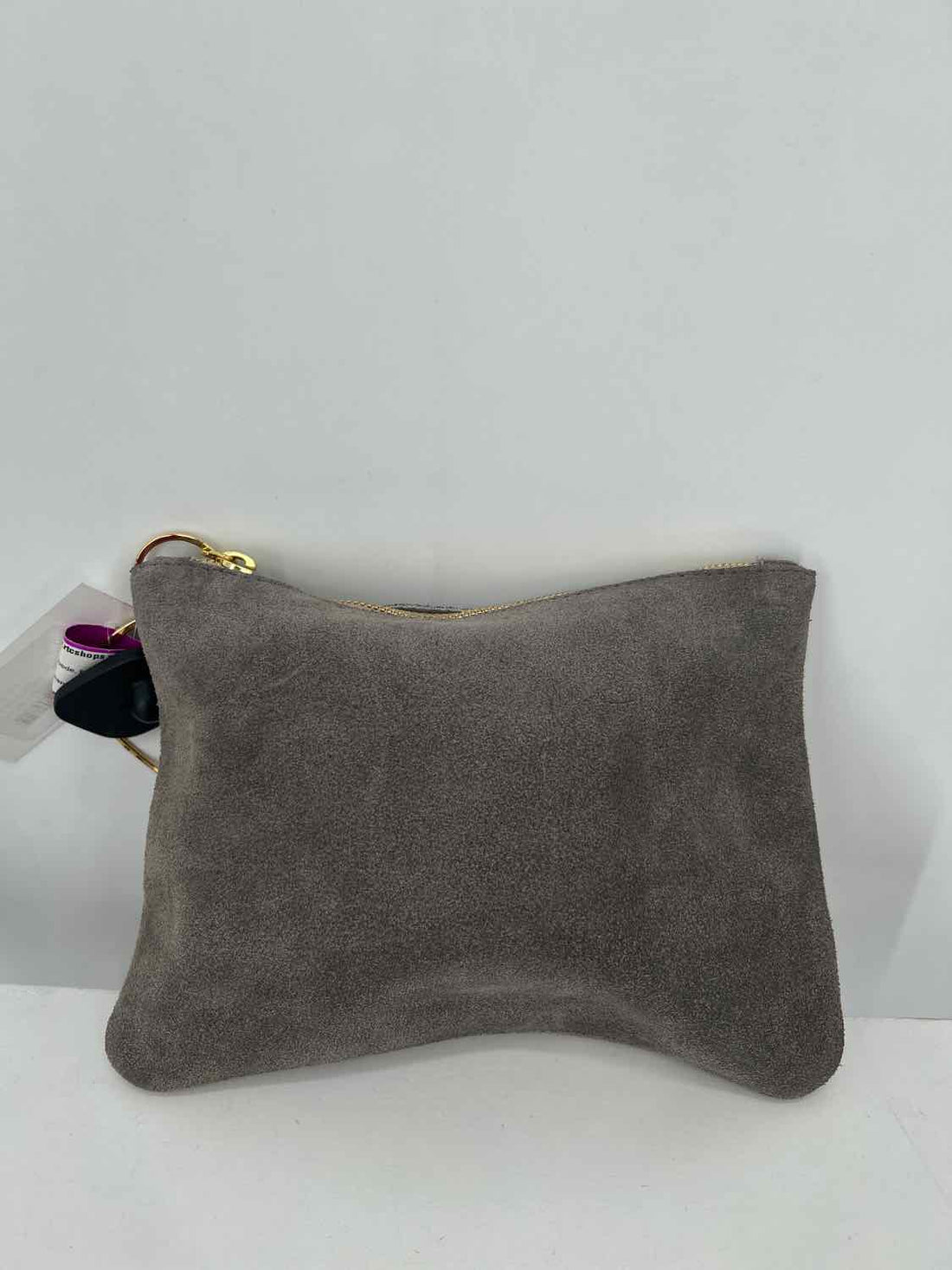 Rebecca Norman Gray Suede NWT Clutch