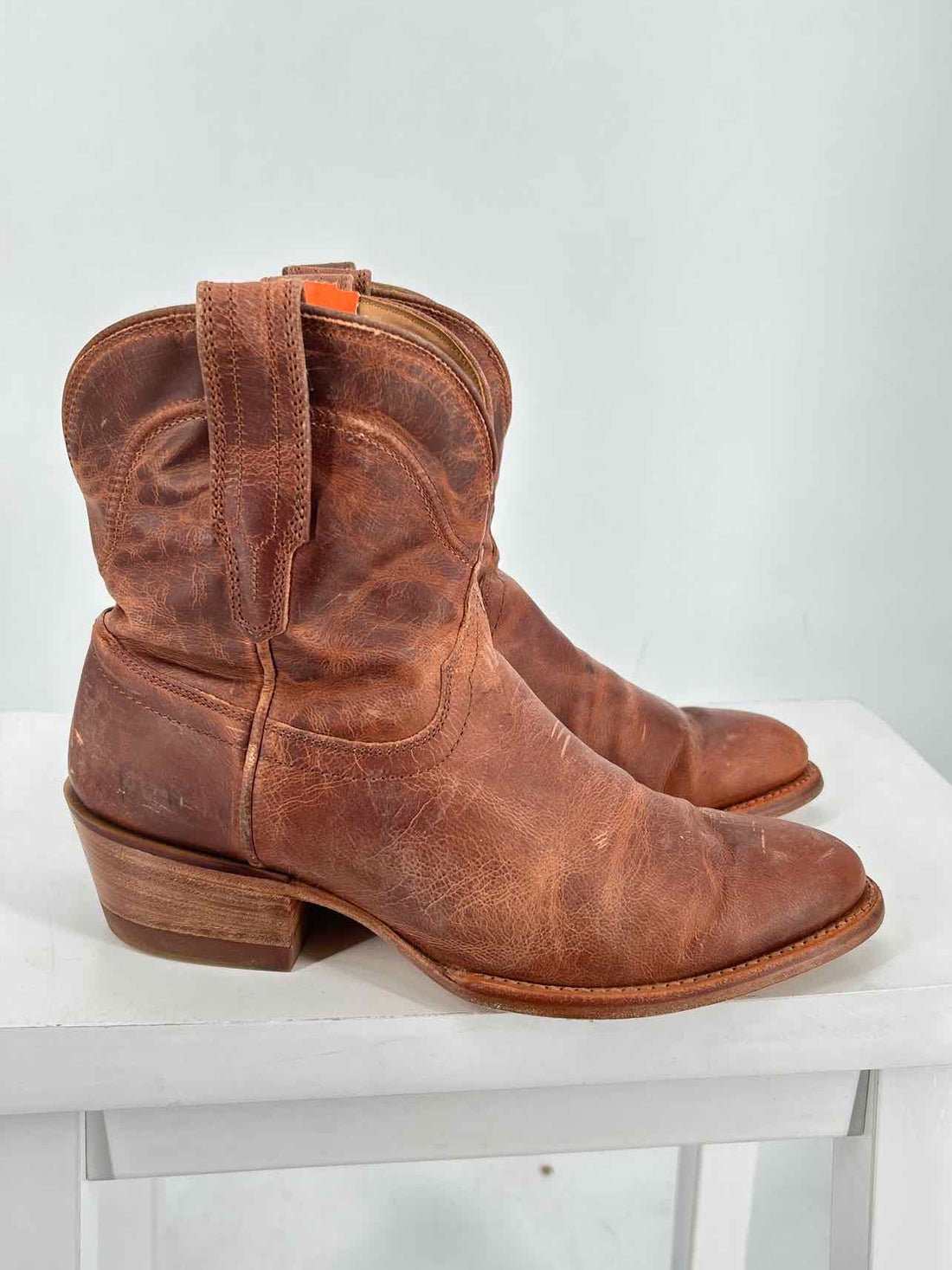 Tecovas Women Size 7 Brown Cowboy Boot
