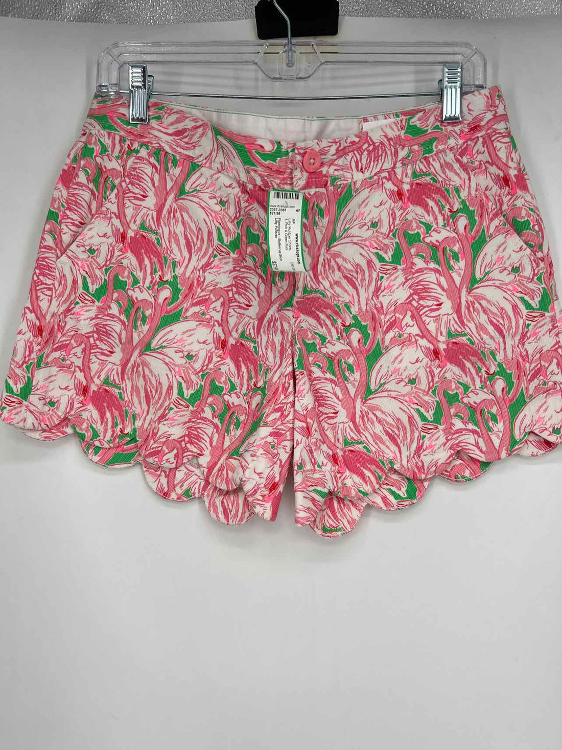 Lilly Pulitzer 4 Pink & Green Print Lilly Pulitzer Shorts