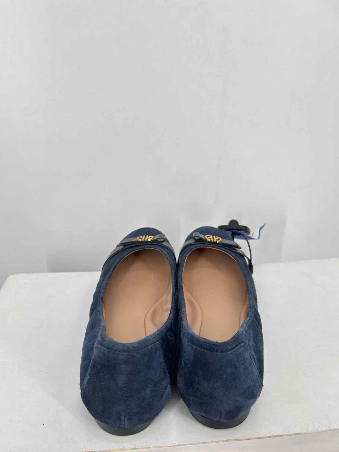 Cole Haan Women Size 8 Navy Genuine Leather Flats