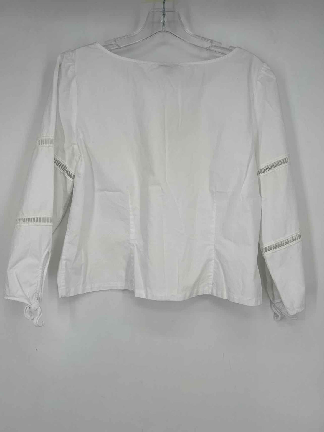 Talbots Size L White Long Sleeve