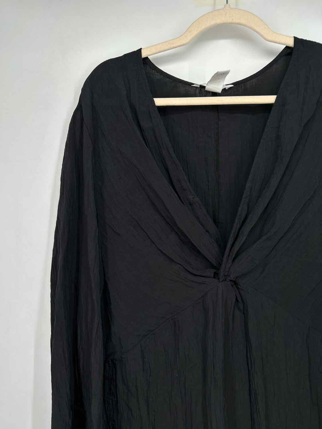 H&M Size L Black Long Sleeve Dress