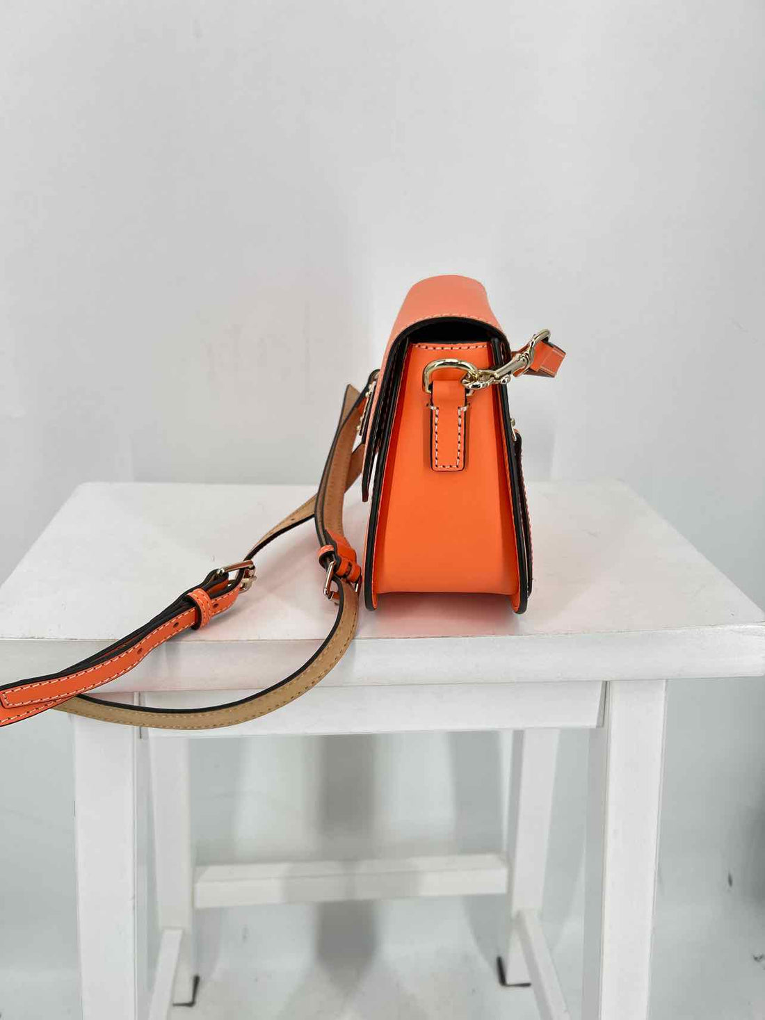 Dooney & Bourke Pastel Orange Leather Sold Out Crossbody