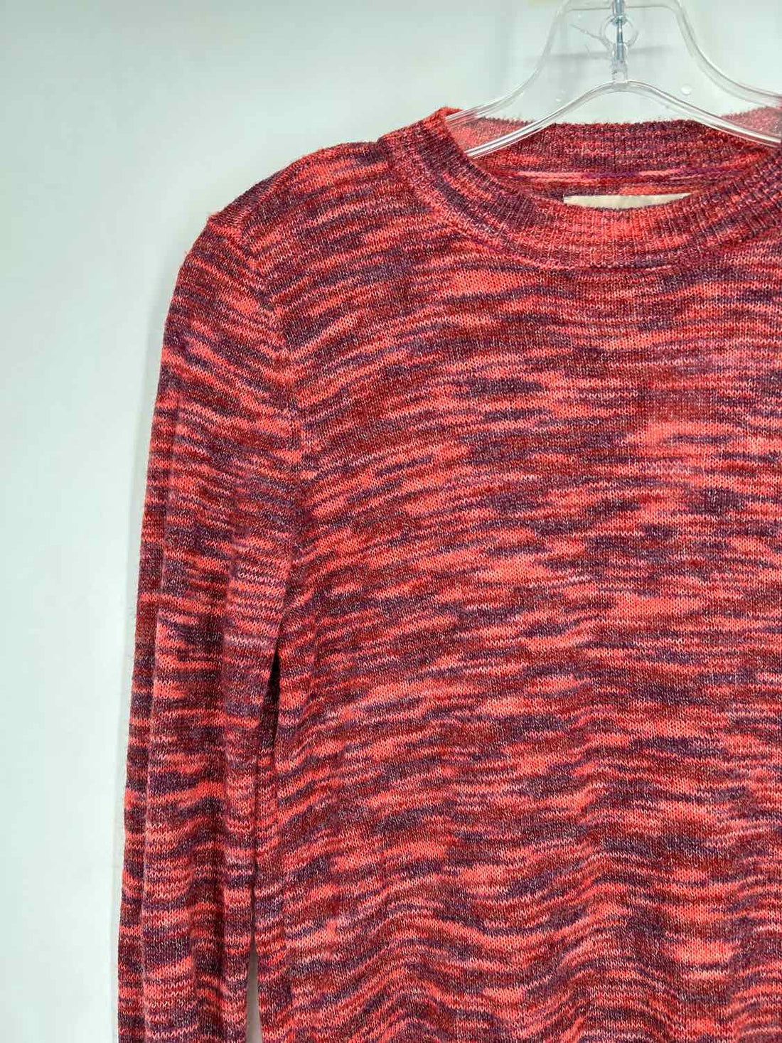Loft Size S Red & purple Sweater