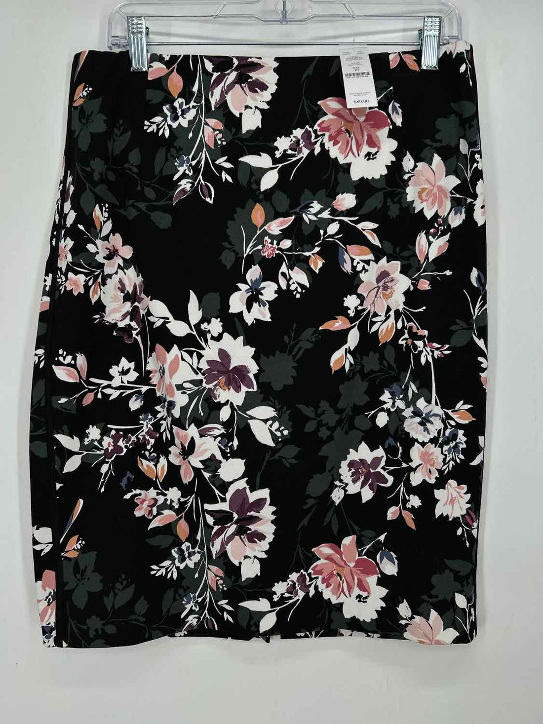 White House Black Market Size 10 Black Floral NWT Skirts