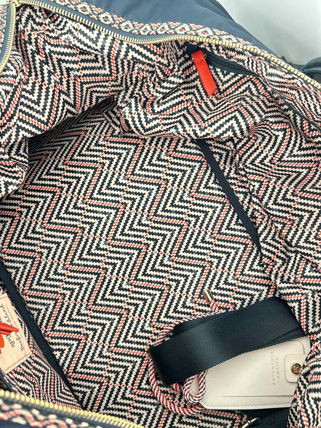Spartina Navy Nylon Duffel