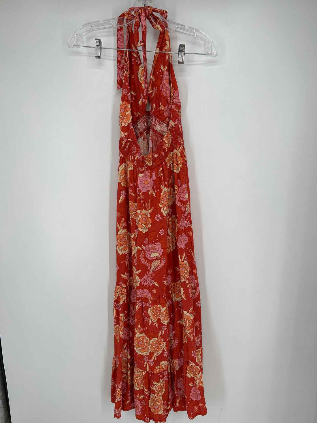 Zesica Size S Red Floral Dress