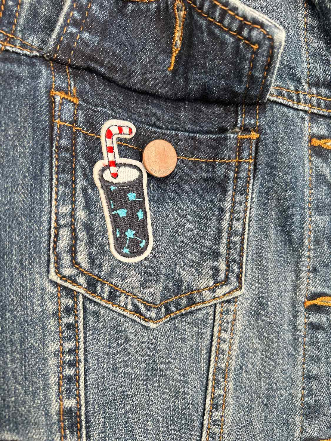Refuge Size S Denim Custom Made Jacket