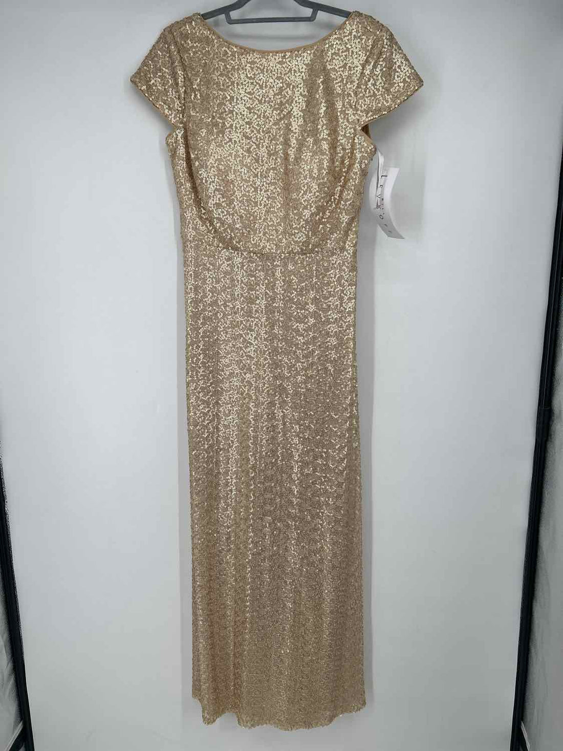 Bill Levkoff 10 Gold Sequined NWT Holiday