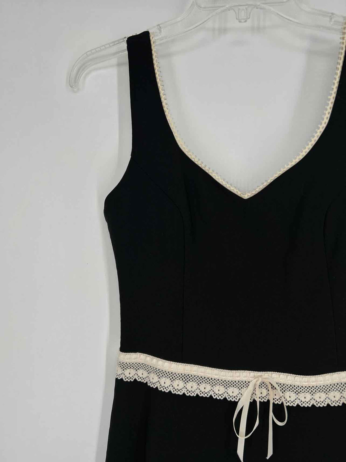 I.N. San Francisco Size 5 Black & White Vintage Dress
