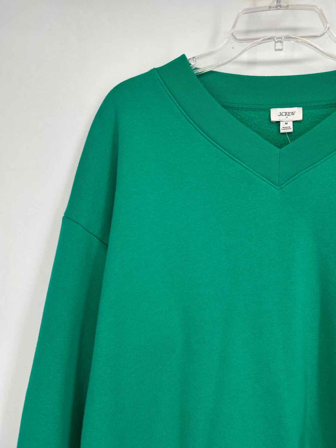 J Crew Size M Green Sweatshirt