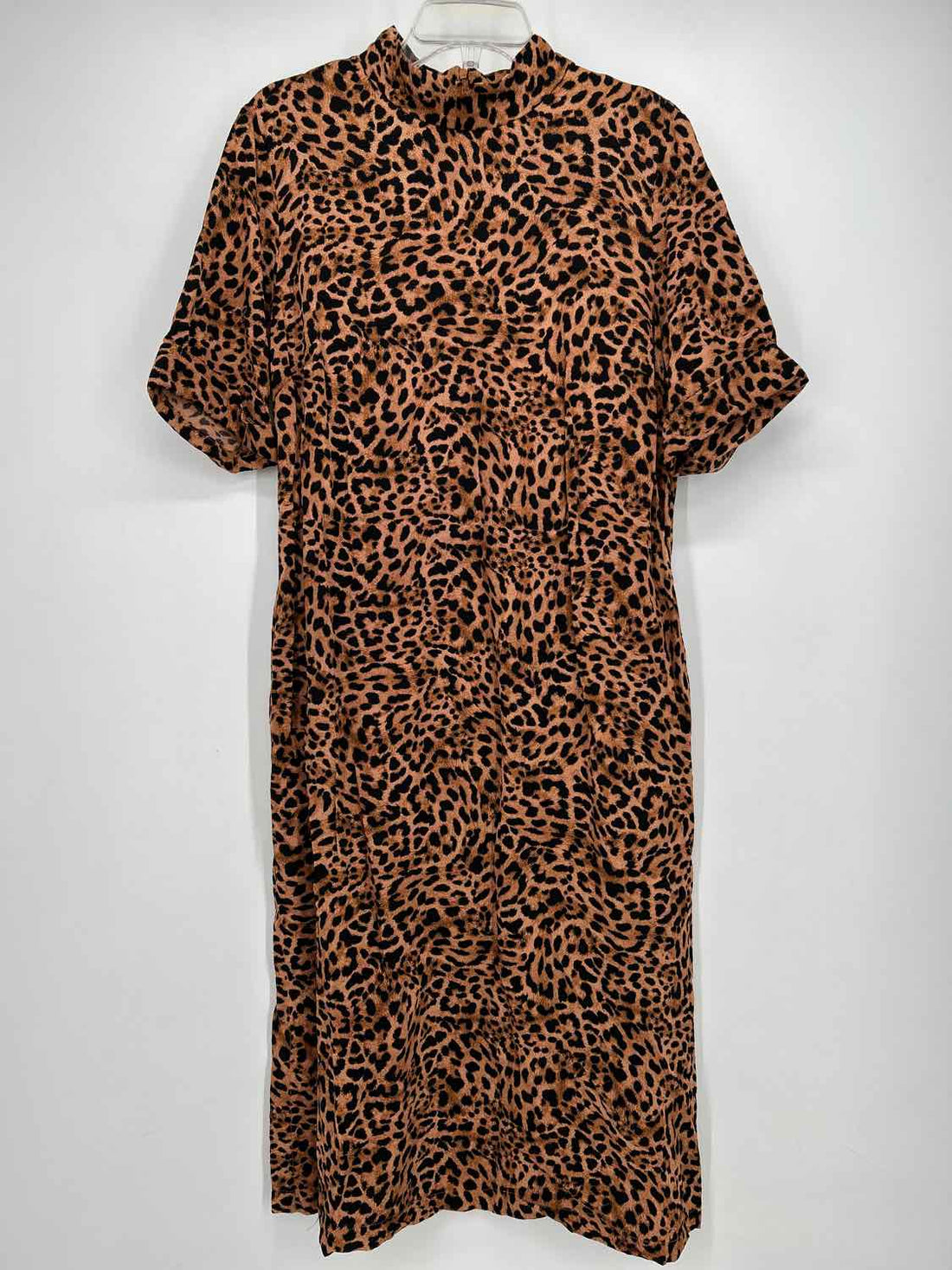 Chicos Size 2 (12) Leopard Dress