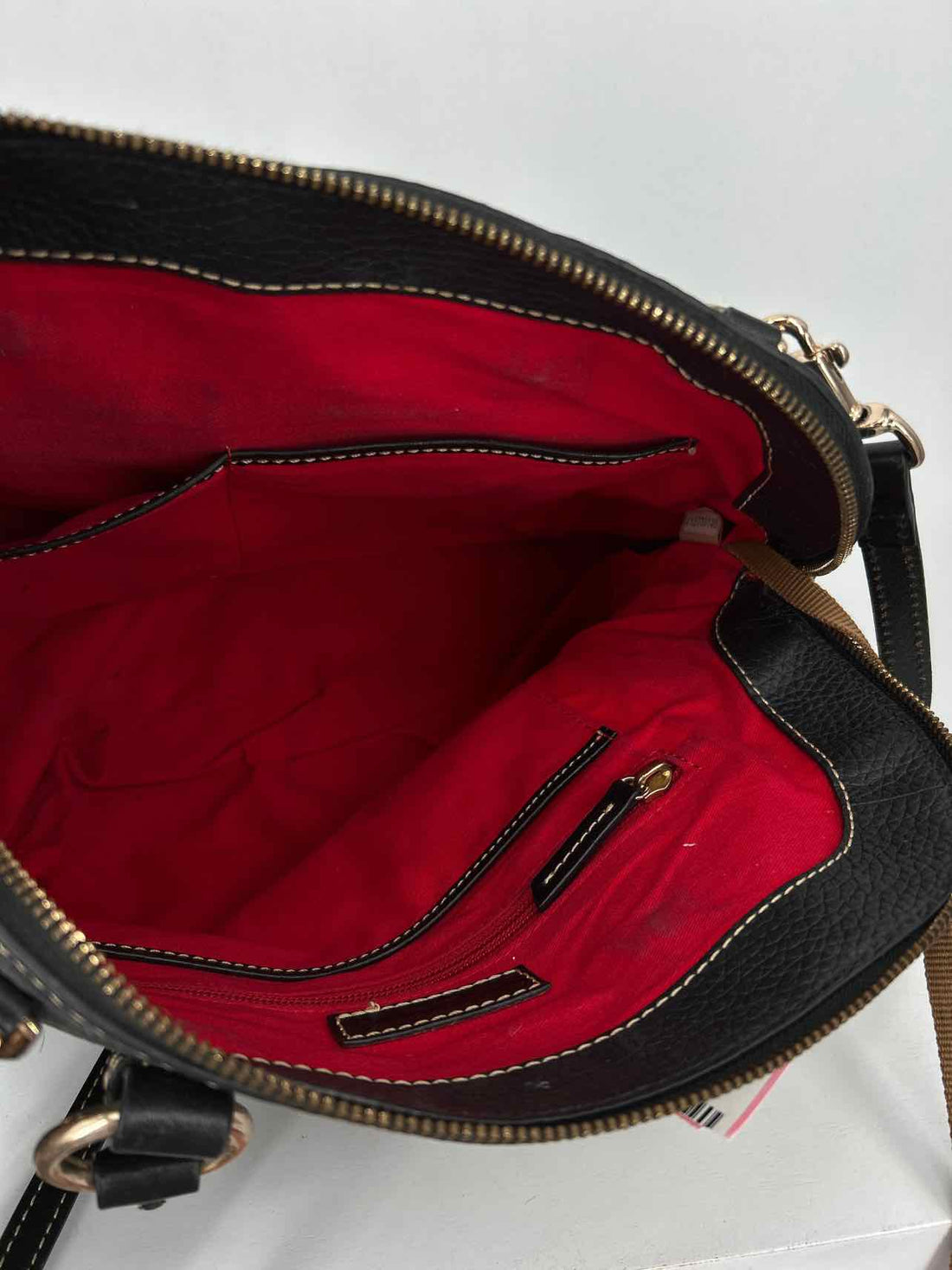 Dooney & Bourke Black Pebbled Leather Crossbody