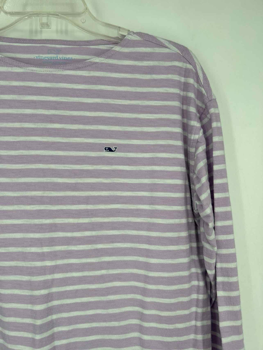 Vineyard Vines Size S Purple Striped Long Sleeve