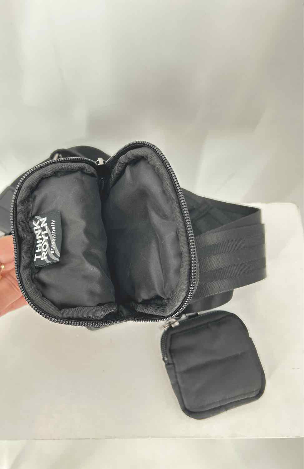 Think Royln Black Crossbody