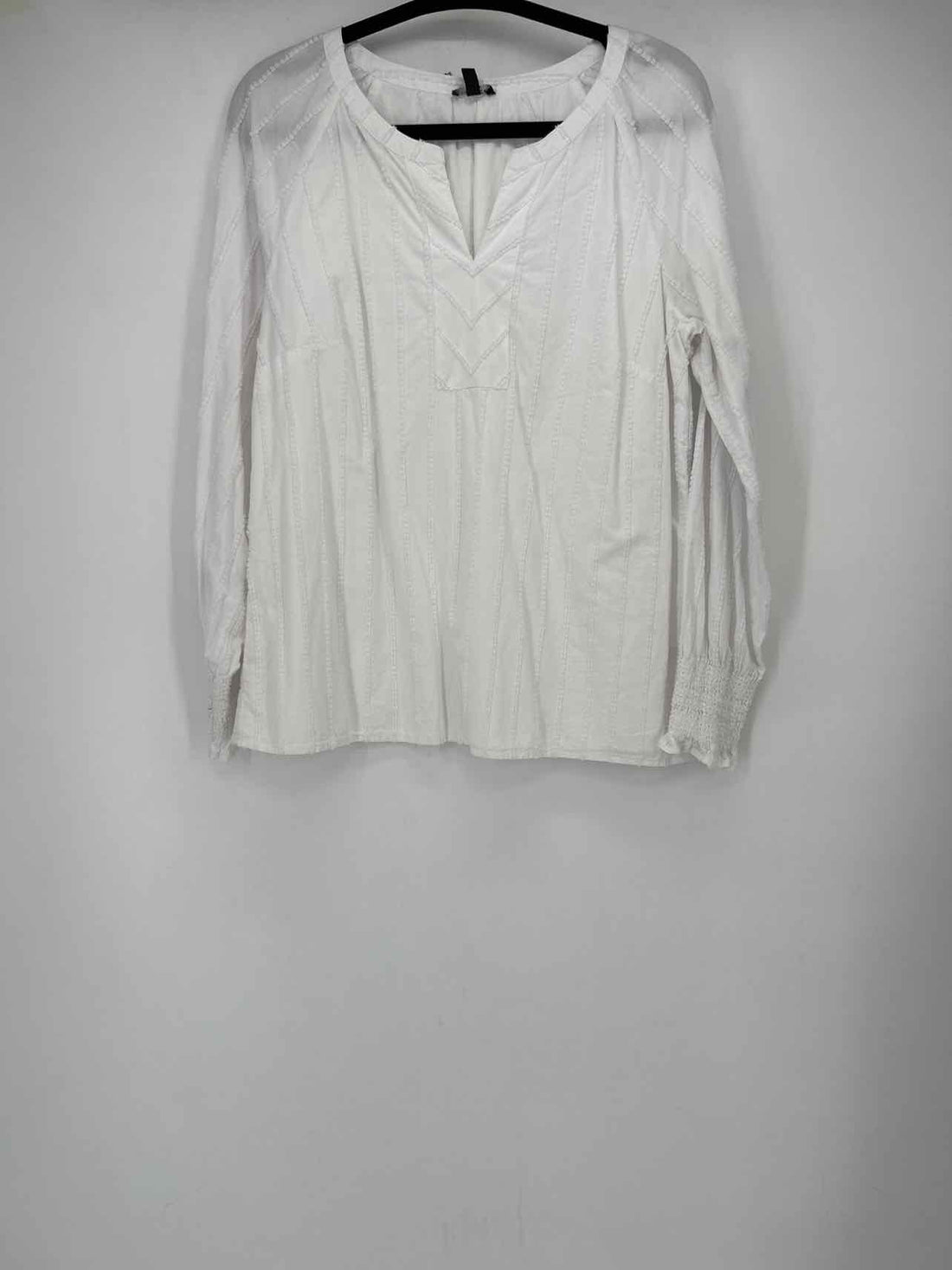 Talbots Size M White Long Sleeve