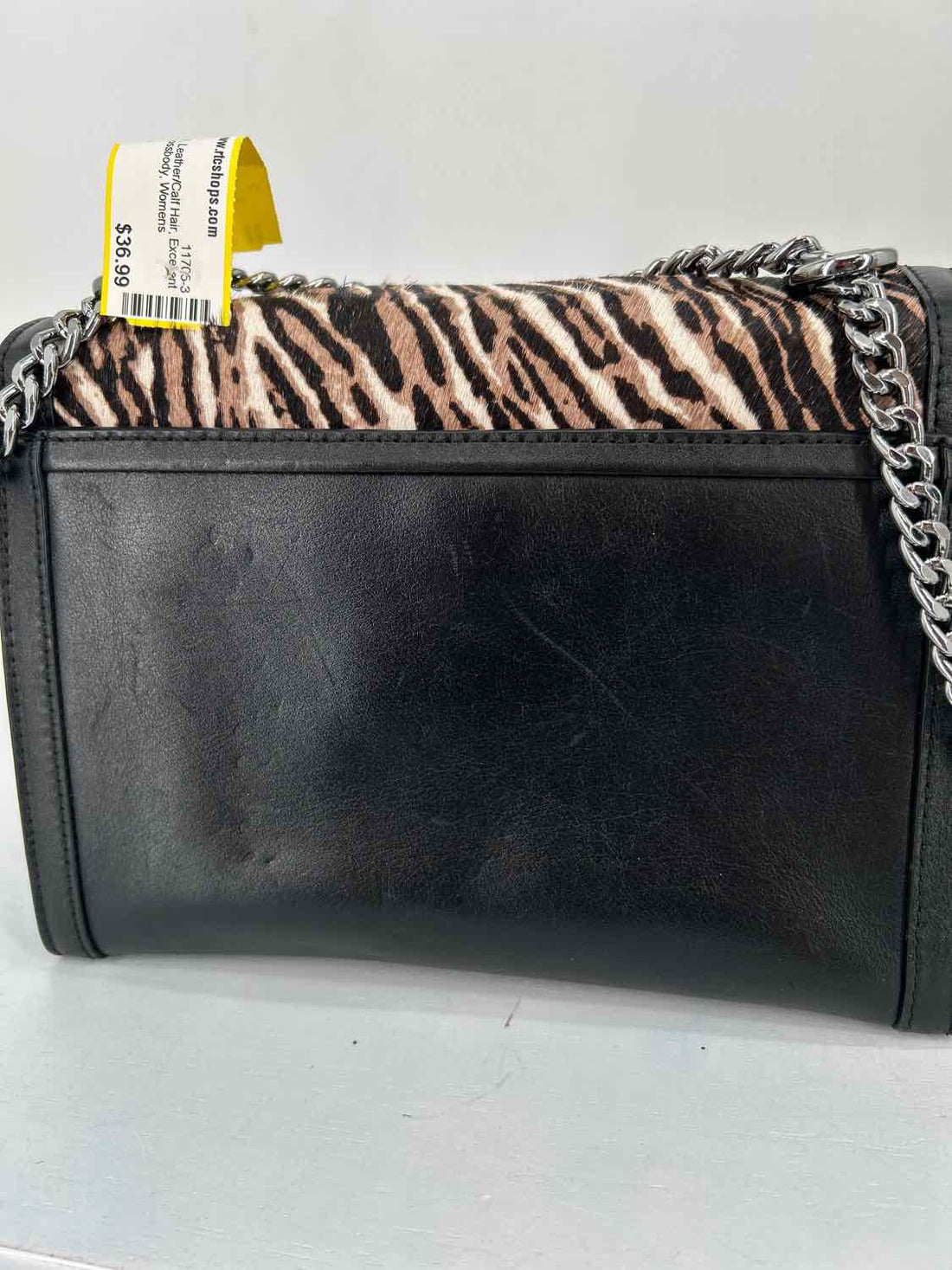 Michael Kors Zebra Leather/Calf Hair Excellent Condition Crossbody
