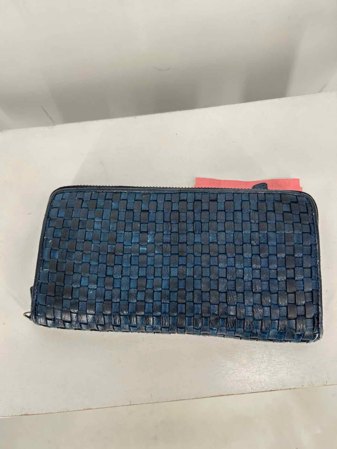 Vera Pelle Navy Leather Excellent Condition Wallet