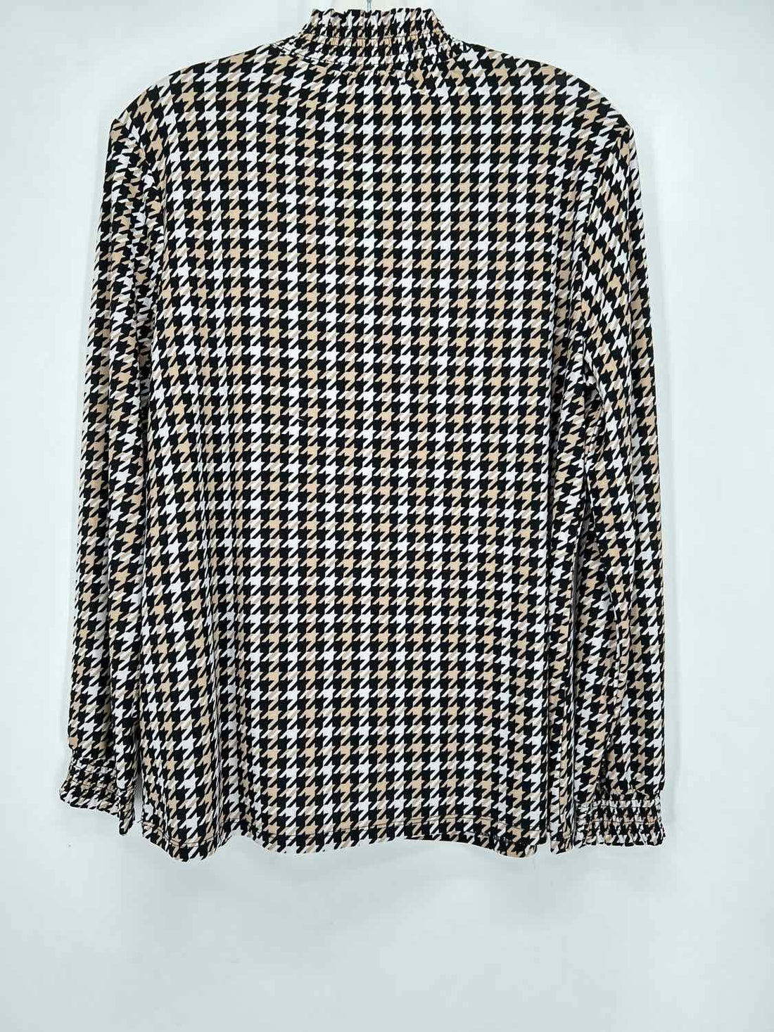 Anne Klein Size M Houndstooth Long Sleeve